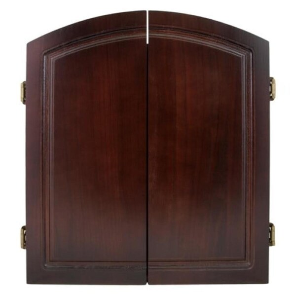 Dart Board Cabinet Case Hand Made Timber Wooden Cherry