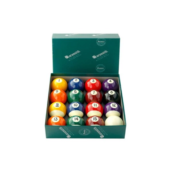 Aramith Premier Kelly Pool Balls 2 & 1/16 " inch