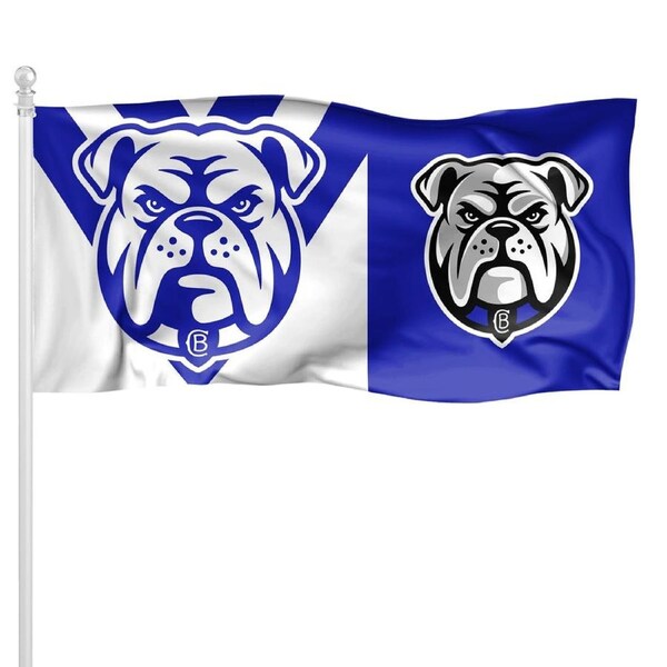 NRL Canterbury Bulldogs Pole Flag LARGE 1800 x 900mm Licensed (Pole not included)