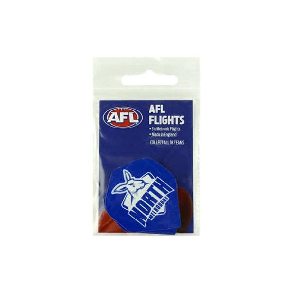 North Melbourne Kangaroos AFL Aussie Rules Football Dart Flights