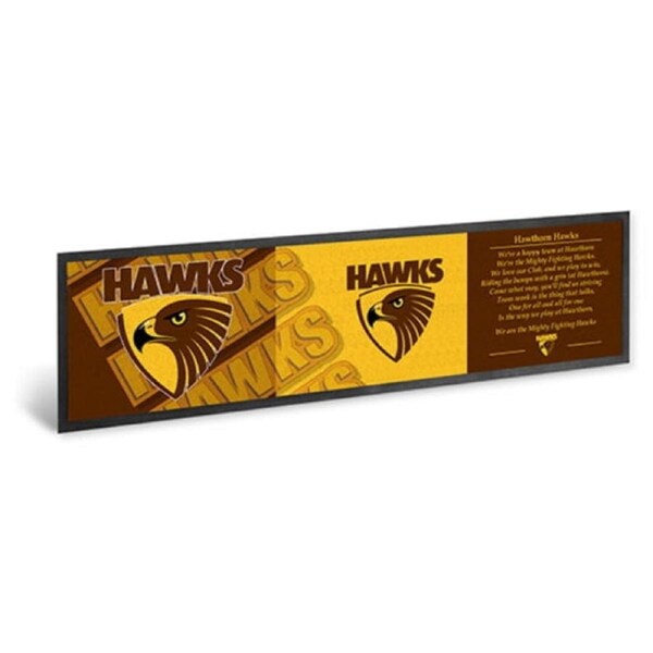 Hawthorn Hawks AFL Bar Mat Runner