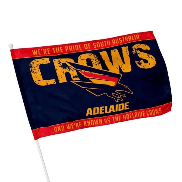 Adelaide Crows AFL KIDS Pole Game Day Flag Banner