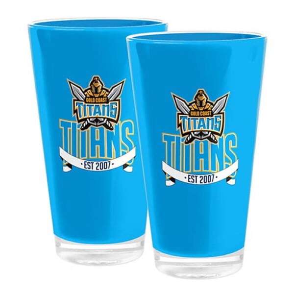 Gold Coast Titans NRL Plastic Tumblers Cups