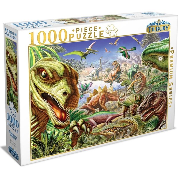 1000pc Tilbury Kids/Family/Teen Dinosaur's World 2 69x50cm Jigsaw Puzzle Toy 8y+