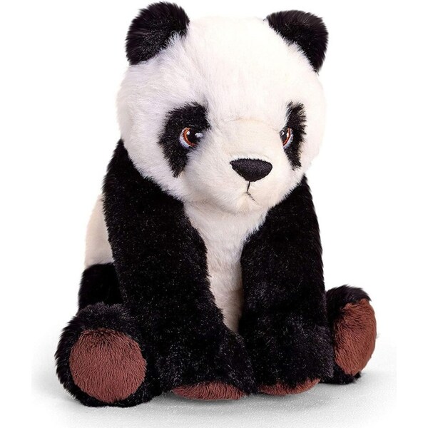 Keel Toys 25cm Panda Plush Toy Stuffed Animal 12m+ Kids/Children White/Black