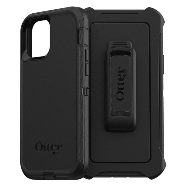 OtterBox Defender Case 6.1" Drop Proof Phone Cover for iPhone 12/12 Pro Black