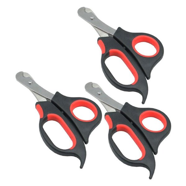 3x Paws & Claws Grooming Dogs/Cats/Pets Nail Scissors/Cutter/Clippers/Trimmer