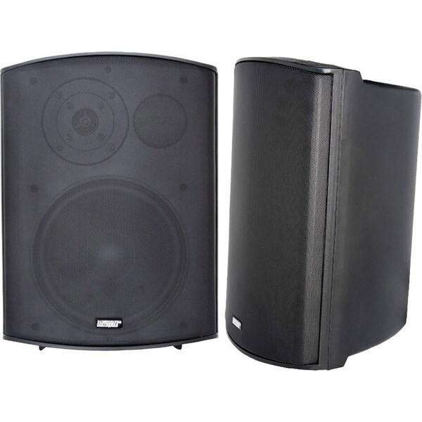 Earthquake Sound 5.25 Indoor/Outdoor Wall Mount Pair Speakers Stereo w/ Bracket