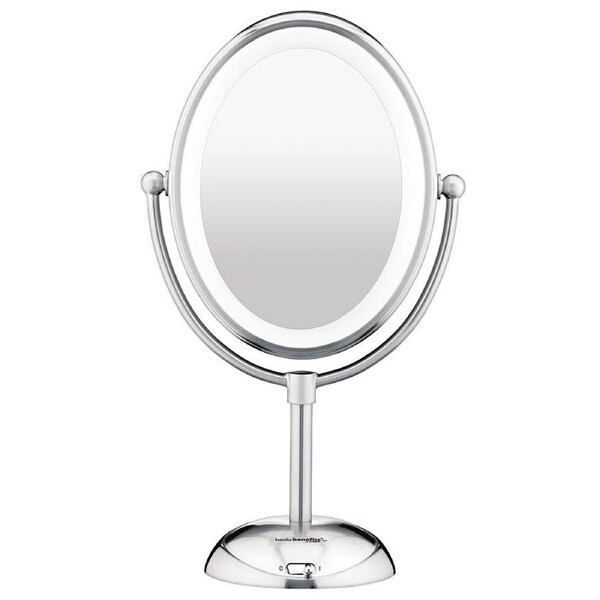 Conair CBE51LCMA Portable Makeup Beauty Mirror Double Sided LED Lighted/Cordless