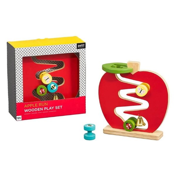 Petit Collage - Apple Run Wooden Play Set