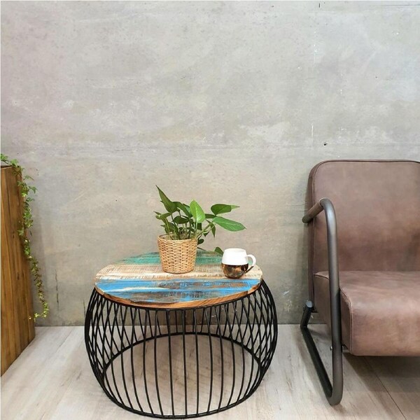 [MANGO TREES] "Dobson" Coffee Table 68cm Diameter