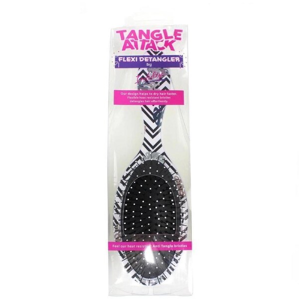 Tangle Attack Flexi Detangler Hair Brush Assorted Designs