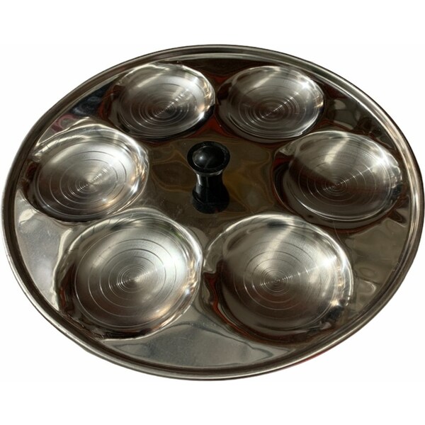 Vietnamese Bang Beo Cake Mould Rice Cake Pan - 6 Cavity