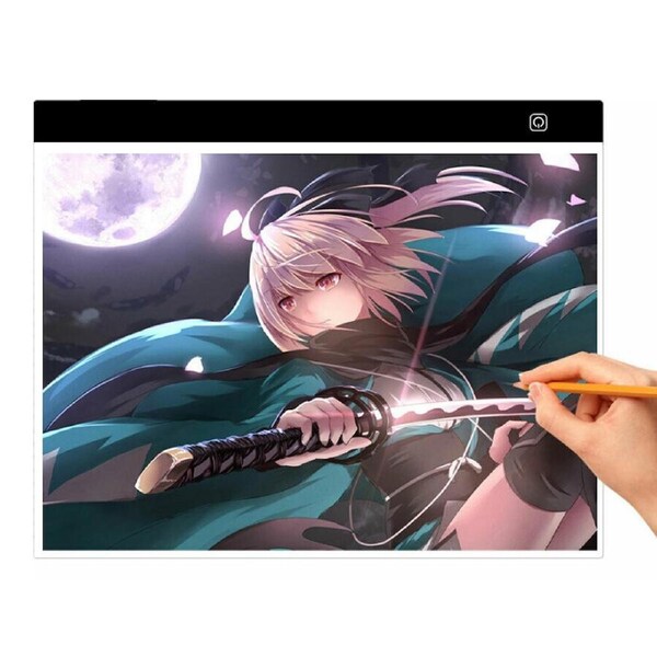 LED Dimmable Tracing Light Box Drawing Board Art Design Pad Copy Lightbox,A3