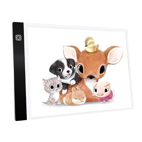 LED Dimmable Tracing Light Box Drawing Board Art Design Pad Copy Lightbox,A4