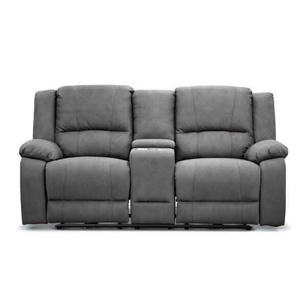 Anderson 2 Seater Fabric Electric Recliner Sofa Lounge Chair Latte