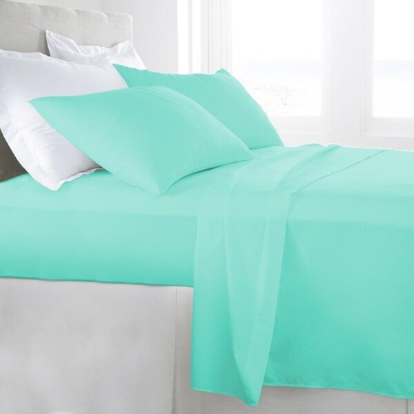 King Size Aquamarine 1000TC Egyptian Cotton Sheet Set