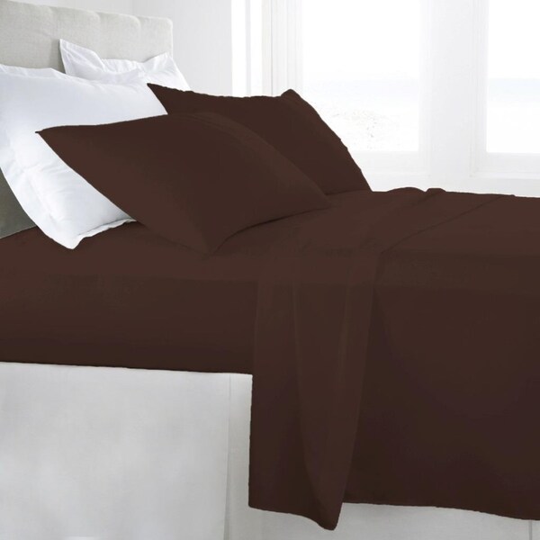 Double Size Chocolate 1000TC Egyptian Cotton Sheet Set