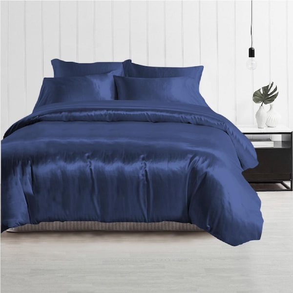 Single Size Silky Feel Quilt Cover Set-Ocean