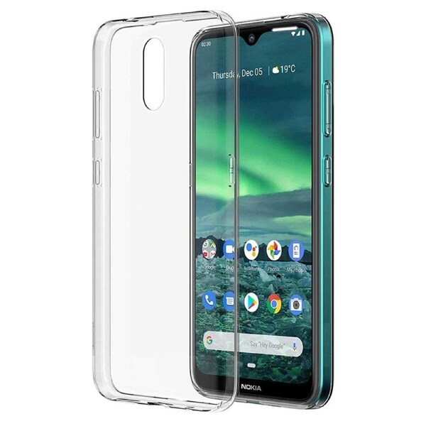 Nokia 2.3 Ultra Slim Crystal Clear Premium TPU Gel Back Case by MEZON – Shock Absorption (Nokia 2.3, Gel)