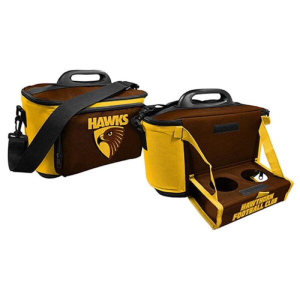 Hawthorn Hawks AFL Lunch Cooler Bag With Drink Tray Table