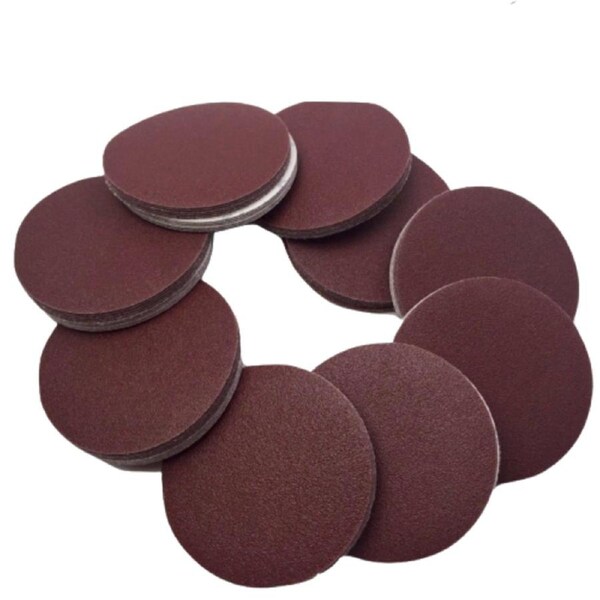 100pcs 125mm 5" Sandpaper Discs 100 Grit Sanding Sheets Sand Paper BULK