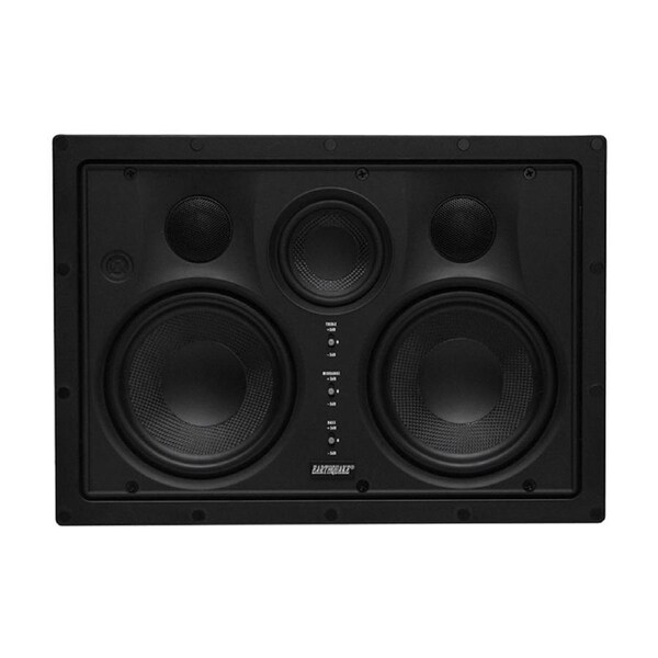 Earthquake 5.25" Edgeless In-wall/In-ceiling Speaker 3 Way LCR 350W Single White