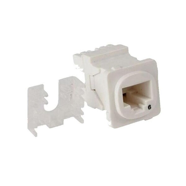 10 Pcs Australian Style Cat 6 Jack Universal Termination White