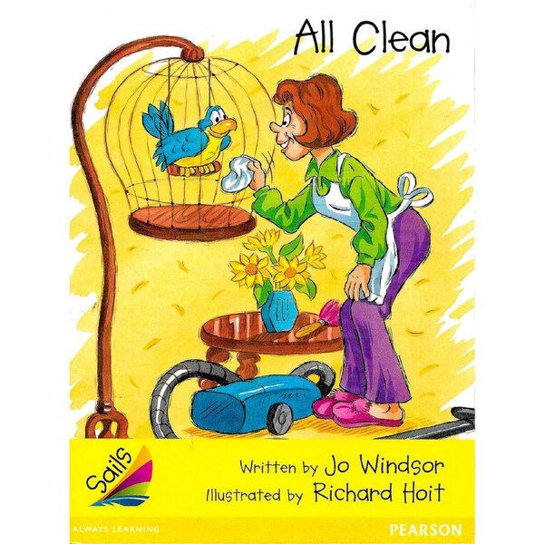 Sails Early Level 2 Set 1 - Yellow -All Clean -Jo Windsor Children's Book