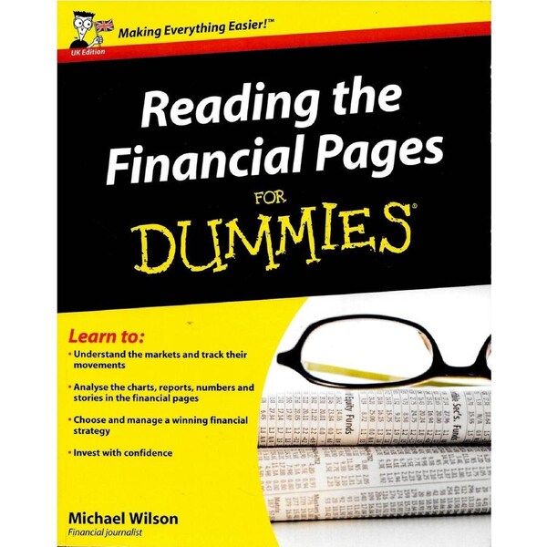 Reading the Financial Pages for Dummies -Michael Wilson Business Book