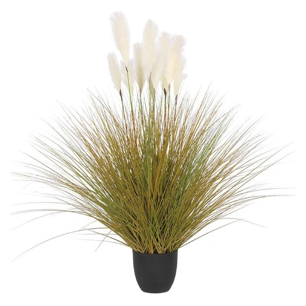 SOGA 137cm Artificial Indoor Potted Reed Bulrush Grass Tree Fake Plant Simulation Decorative