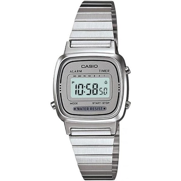 Casio Watch Ladies White LA670WA-7DF LA670WA LA670 Vintage Retro