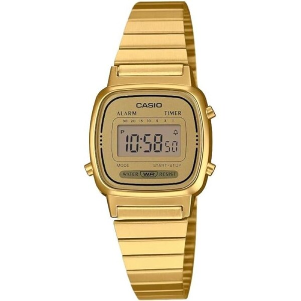 Casio Watch Ladies Gold Colour LA670WGA-9D LA670WGA LA670 Vintage Retro