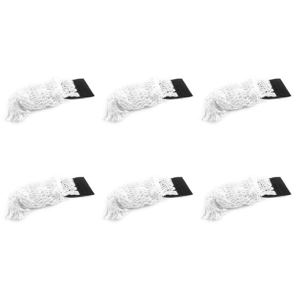 Pool Snooker Billiard Table Pockets complete set BLACK Leatherette Net SET