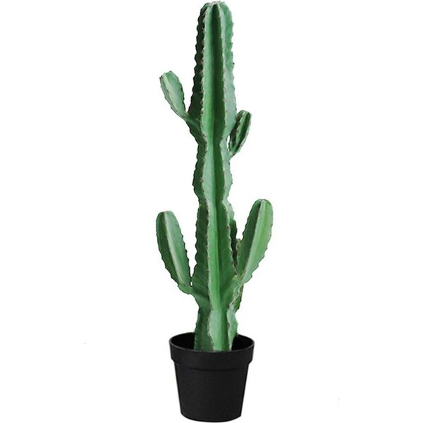 SOGA 105cm Green Artificial Indoor Cactus Tree Fake Plant Simulation Decorative 6 Heads