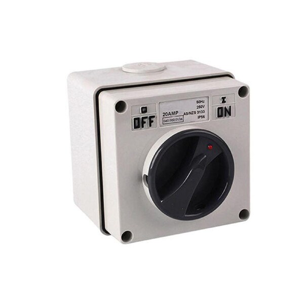 1 Pole Surface Switch 250V 20A