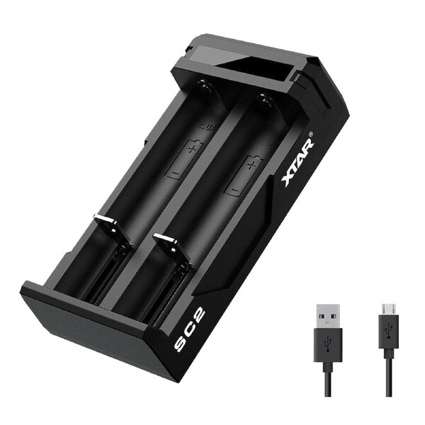 Xtar SC2 QC 3.0 Fast LED USB Battery Charger (BAT-SC2)