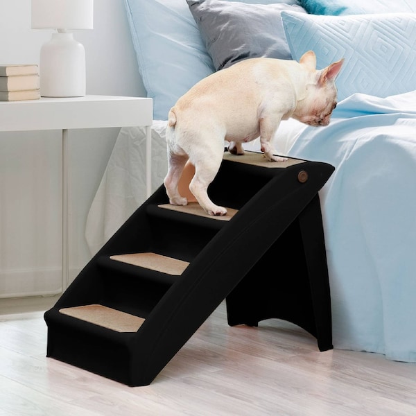 PaWz Foldable Pet Stairs - Black