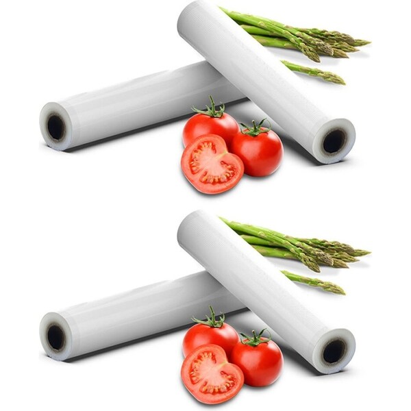 4PK Healthy Choice 28cm Vacuum Sealer Bag Roll Food Storage Bags Saver Clear