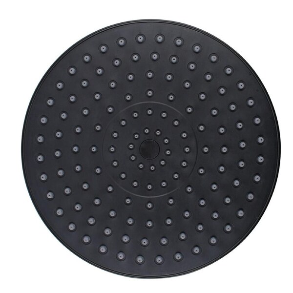 ACA 200mm 8' Bathroom Round Black Rainfall Shower Head ABS Watermark&WELS Approved
