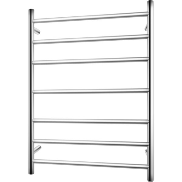 ACA Round Electric Heated Towel Rack Rail Warmer 7 Bar Chrome Stainless Steel SAA