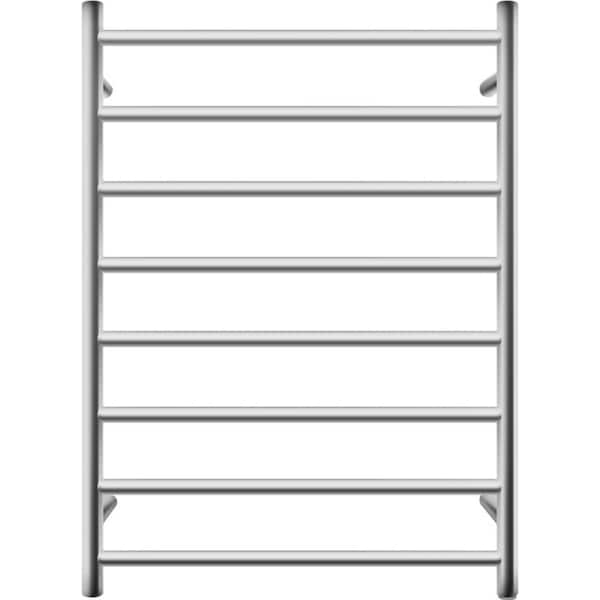 ACA Round Electric Heated Towel Rack Rail Warmer 8 Bar Chrome Stainless Steel SAA