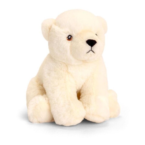Keeleco 18cm Polar Bear Kids/Toddler Soft Animal Plush Stuffed Toy 3y+ Cream
