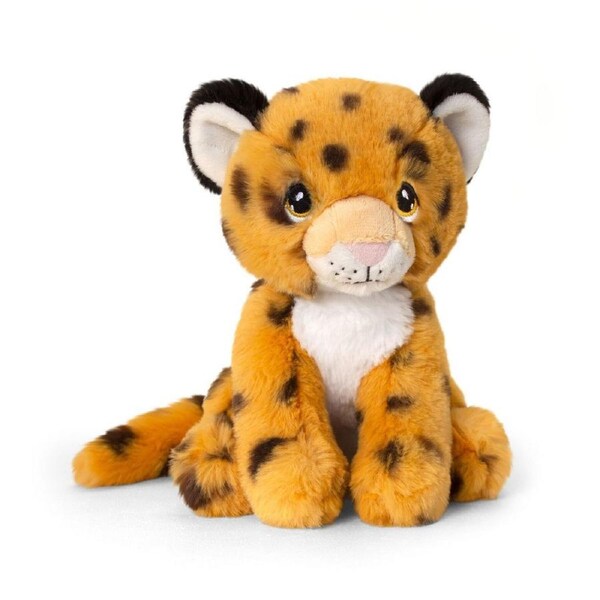 Keeleco 18cm Cheetah Kids/Children Animal Soft Plush Stuffed Toy Brown 3y+