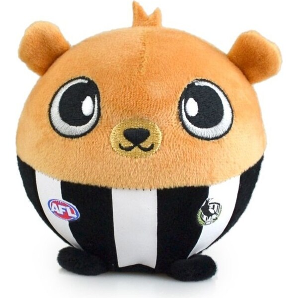 AFL Squishii Collingwood Kids/Children 10cm Footy Team Soft Collectible Toy 3y+
