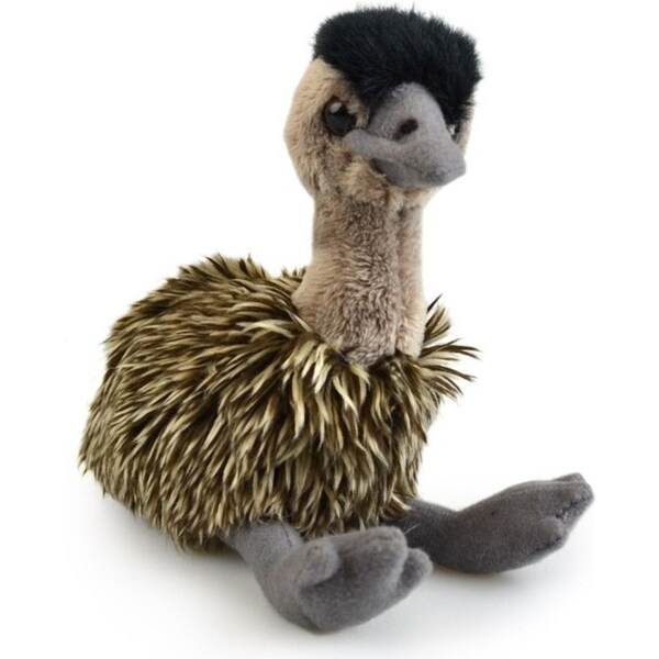 Lil Friends 15cm Emu Kids/Children/Toddler Soft Plush Animal Toy Black 3y+