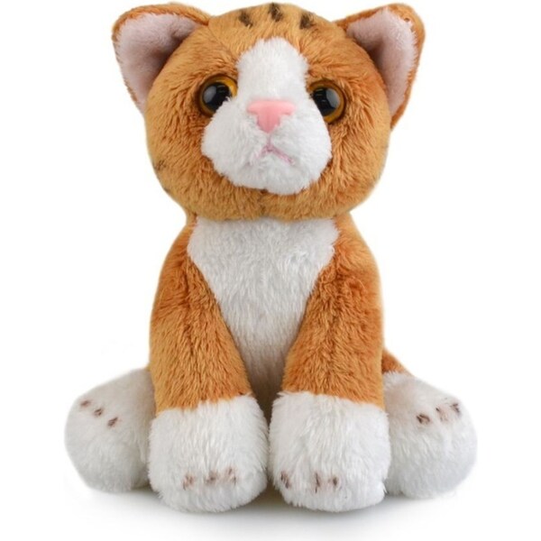 Lil Friends 15cm Ginger Cat Kids Soft Animal Plush Stuffed Toy 3y+ Brown