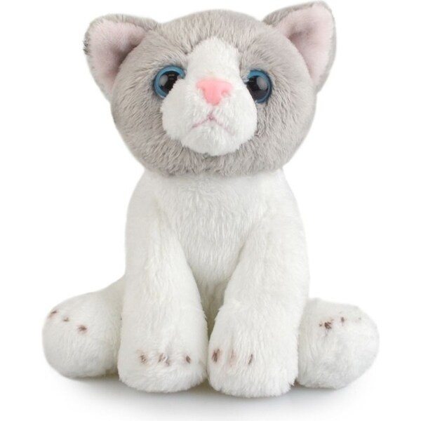 Lil Friends 15cm Cat Kids/Toddler Soft Animal Plush Stuffed Toy 3y+ Grey
