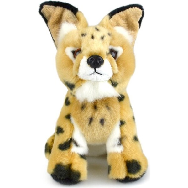 Lil Friends 18cm Serval Cat Kids/Children/Toddler Soft Plush Toy Brown 3y+