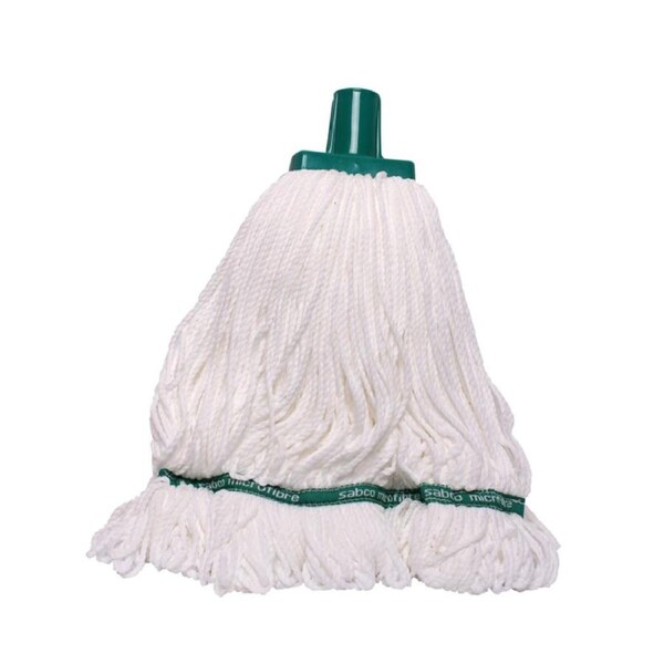Sabco Professional 350g Premium Grade Microfibre Round Mop Head Green